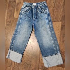 We The Free Final Countdown Cuffed Low-Rise Jeans Size 27 26.5 Inseam Like New